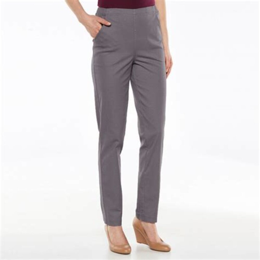 Croft & Barrow Women's Charcoal  Pants